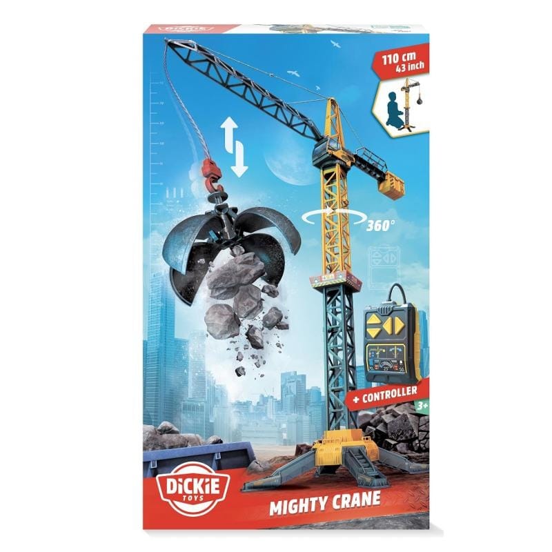 Игрушечная машинка Dickie Мощный кран с шаром для сноса, 110 см