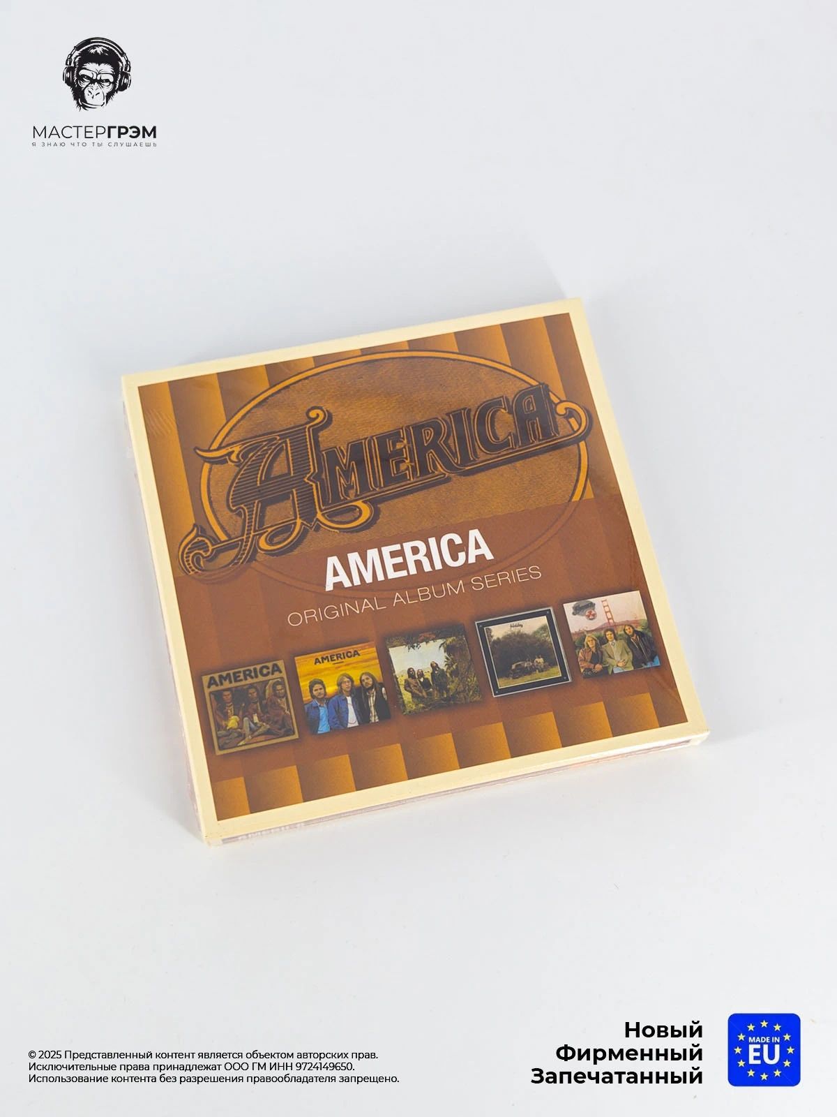 CD диск America - Original Album Series (5CD) 2012, Papersleeves In Case