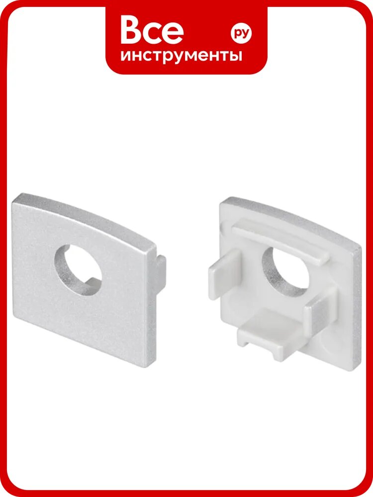 Заглушка Arlight LINE-1716 с отверстием, 1 комплект 046078