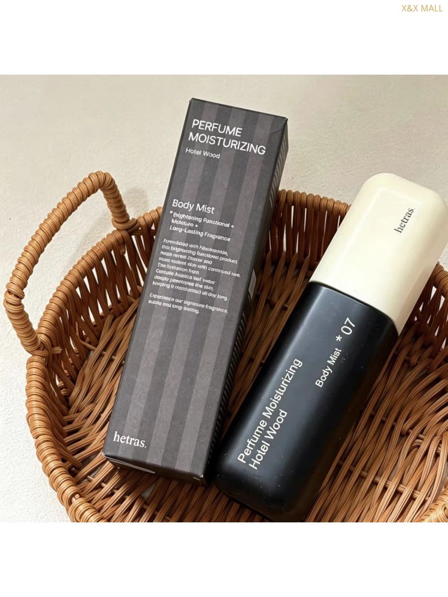 Korea Hetras fragrance спрей для тела с длительным ароматом, освежающий, нелипкий, увлажняющий черный