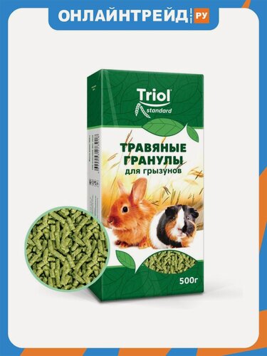 Изображение товара Корм Triol Standard для грызунов "Травяные гранулы", 500г