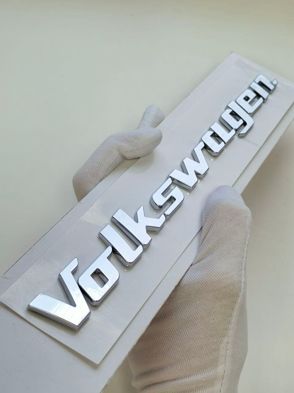 Надпись Volkswagen 240*21 мм, шильдик, эмблема Фольксваген, значок на авто