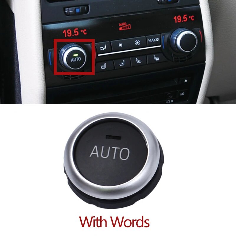 Переключатель AUTO для BMW 5/6/7 серии (F10/F06/F12/F07/F01/F02), черный