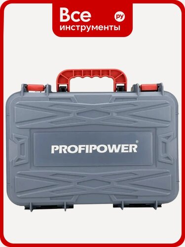 Изображение товара Аккумуляторный гайковерт бесщеточный ударный Profipower DWDTW-18V (Li-ion-1шт, 4.0Ач, 600Нм, З/У, кейс) E0105