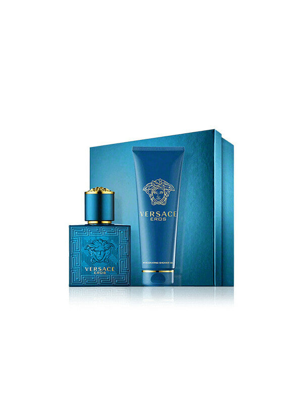 Парфюмерный набор Versace Eros mit Shower Gel подарочный, 30 мл + 50 мл