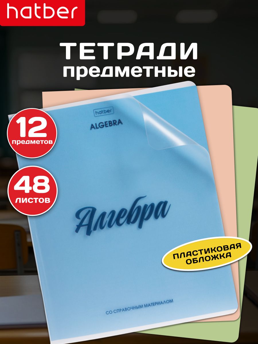 Тетради предметные 48 листов набор 12 штук