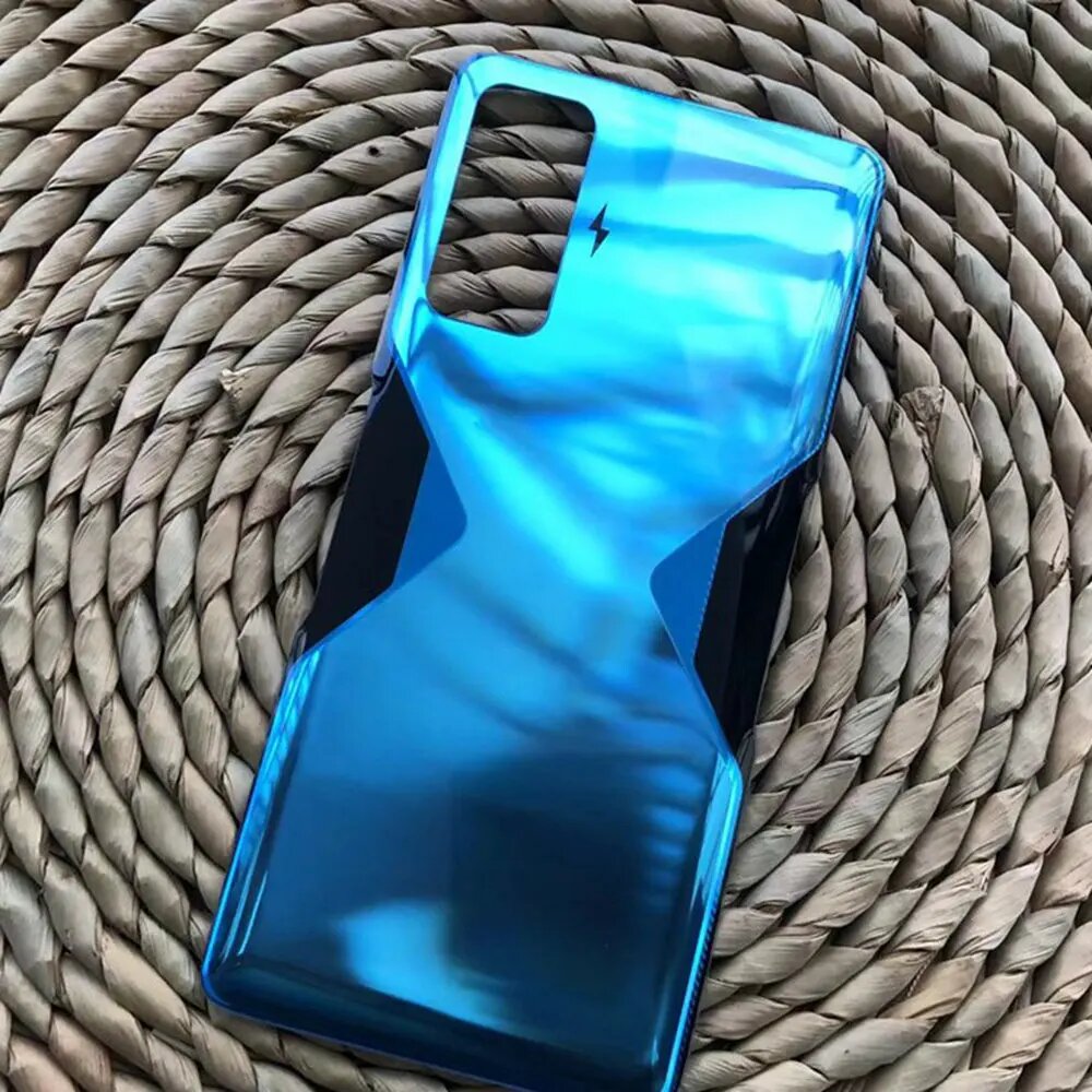 Чехол для Xiaomi POCO F4 GT, синий, без камеры
