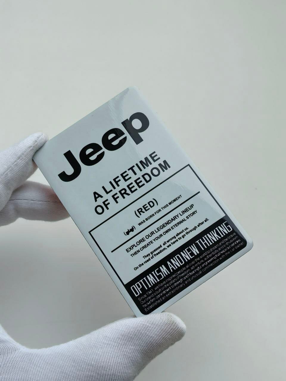 Алюминиевая наклейка 80*50 мм. Jeep A Lifetime Of Freedom эмблема наклейка на авто Джип 1 шт.