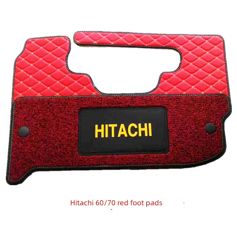 Красный коврик для кабины экскаватора Hitachi ZAX60-70