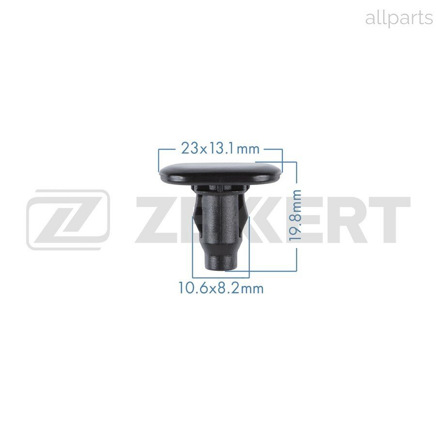 ZEKKERT BE-1115 Клипса крепёжная Toyota (миним. кол-во заказа 10 шт)