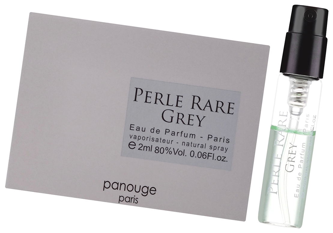 Красивый и стойкий аромат: Парфюмерная вода Panouge Perle Rare Grey пробник 2 / Пануж Перл Рэйр Грей миниатюра