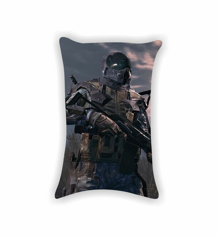 Подушка Warface, Варфейс №12, картинка С двух сторон