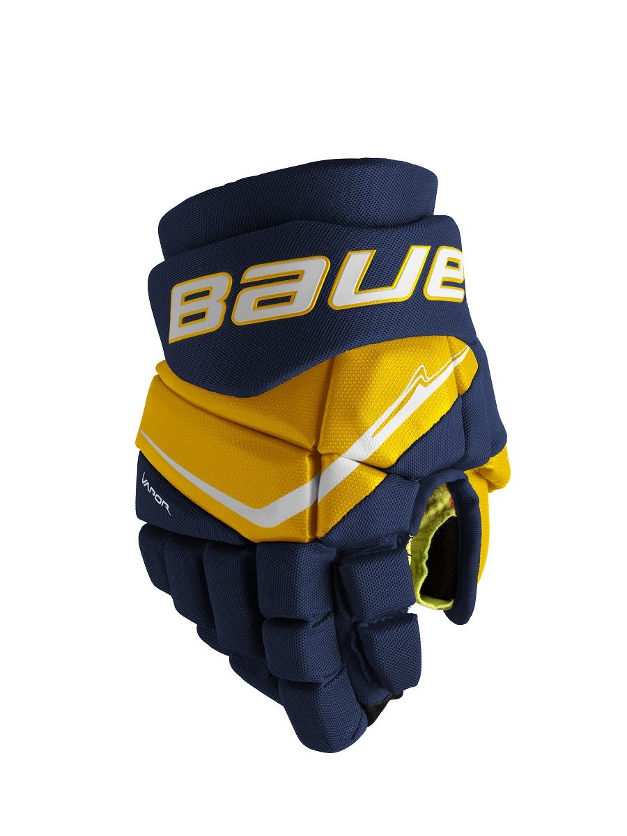 Перчатки хоккейные S25 VAPOR FLY40 GLOVE JR(11)/темно-синий; желтый(NVG)