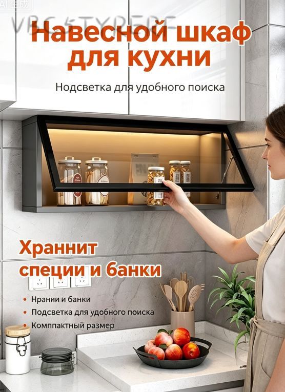 Кухонный модуль навесной 60х22х30 см