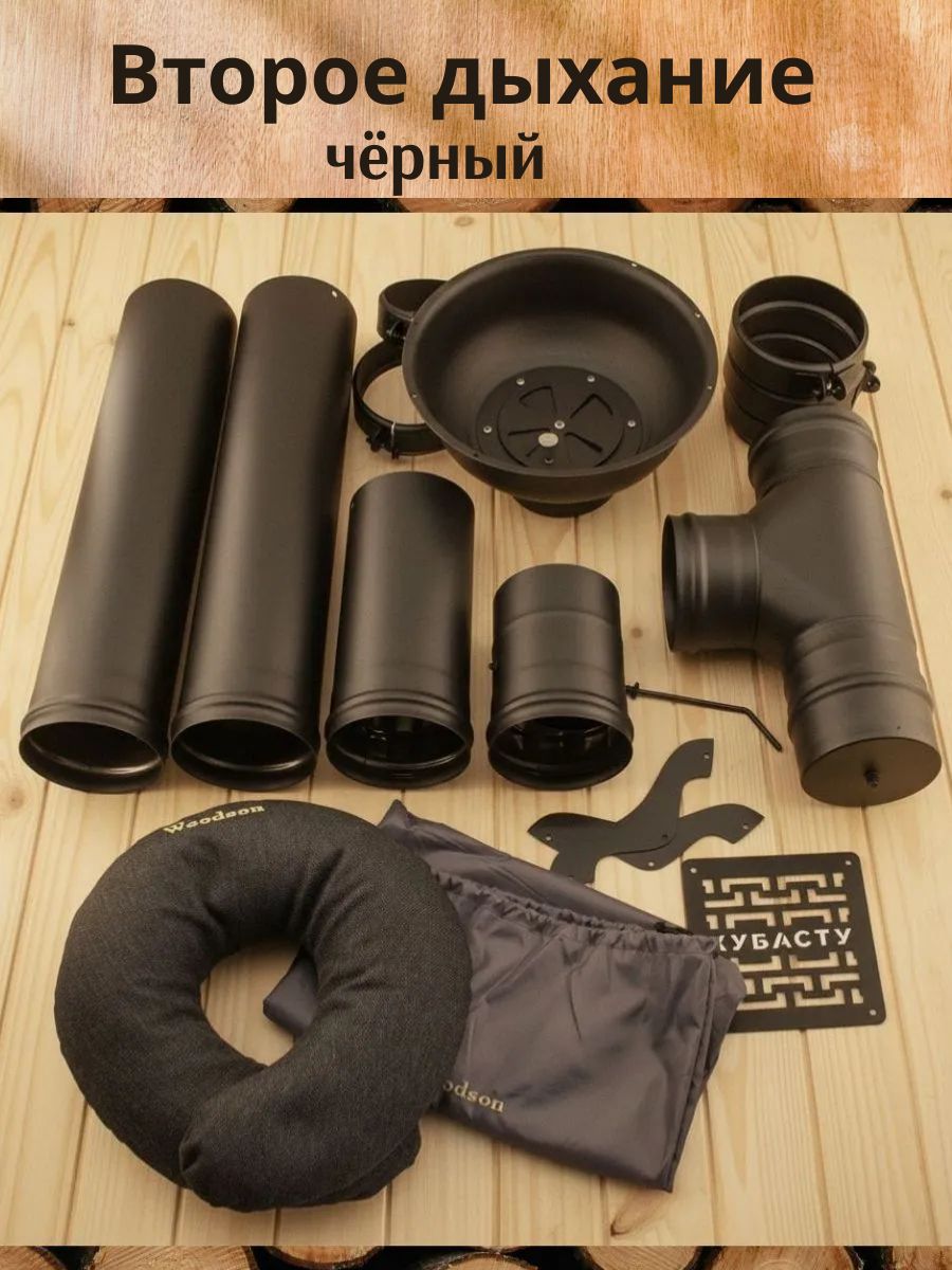 Приточная вентиляция для бани Второе дыхание BLACK