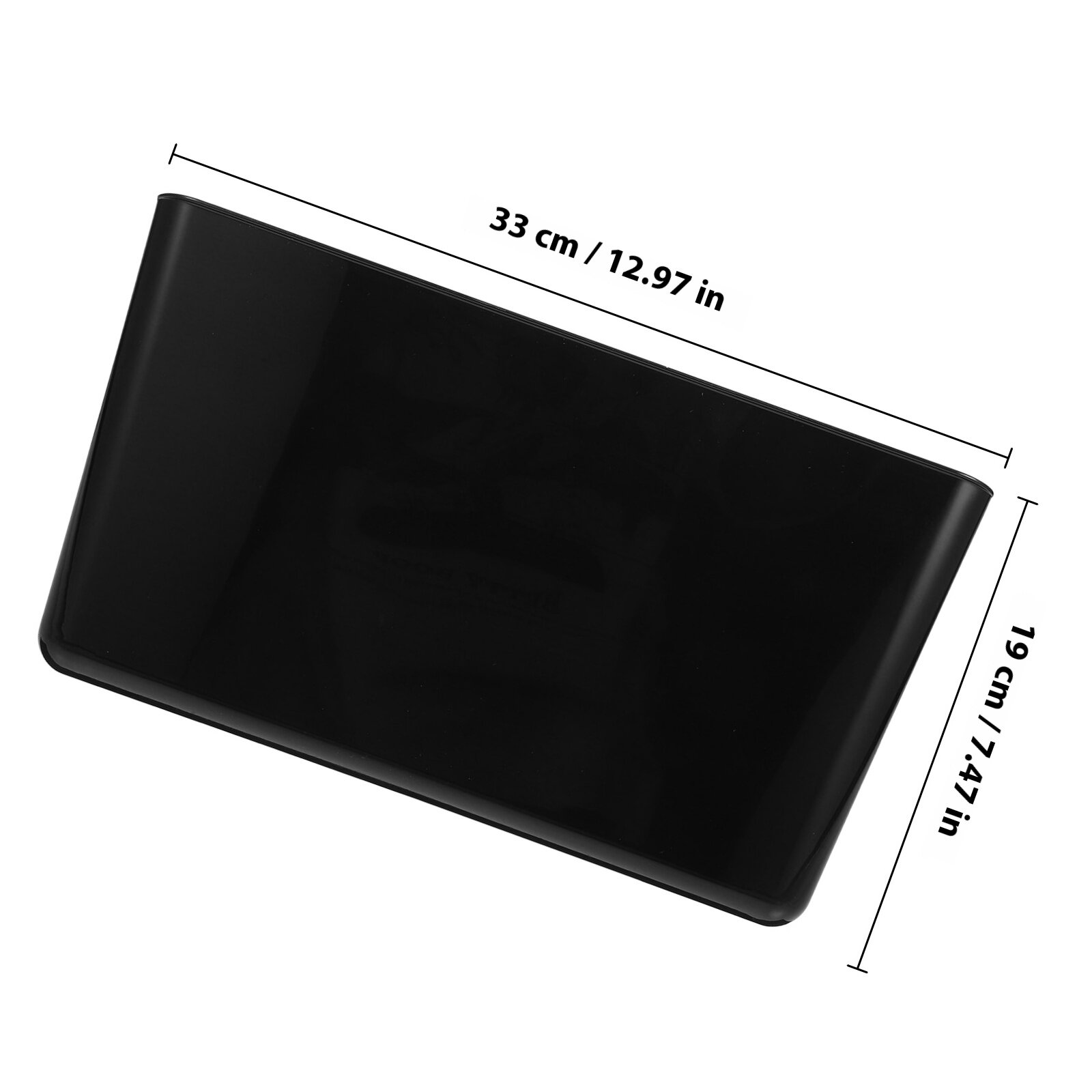 Стойка Для Документов На Стену Черного Цвета 33.00X19.00X10.50Cm