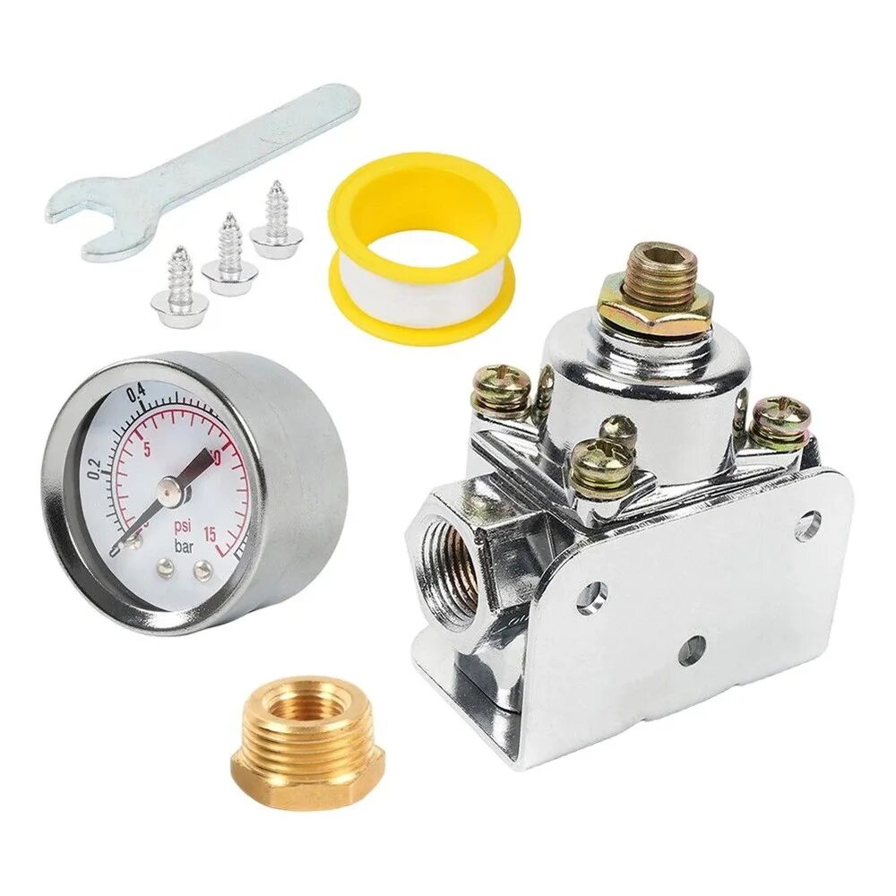 12-804 Манометр регулятора низкого давления топлива для карбюратора Holley Carb Quick Fuel
