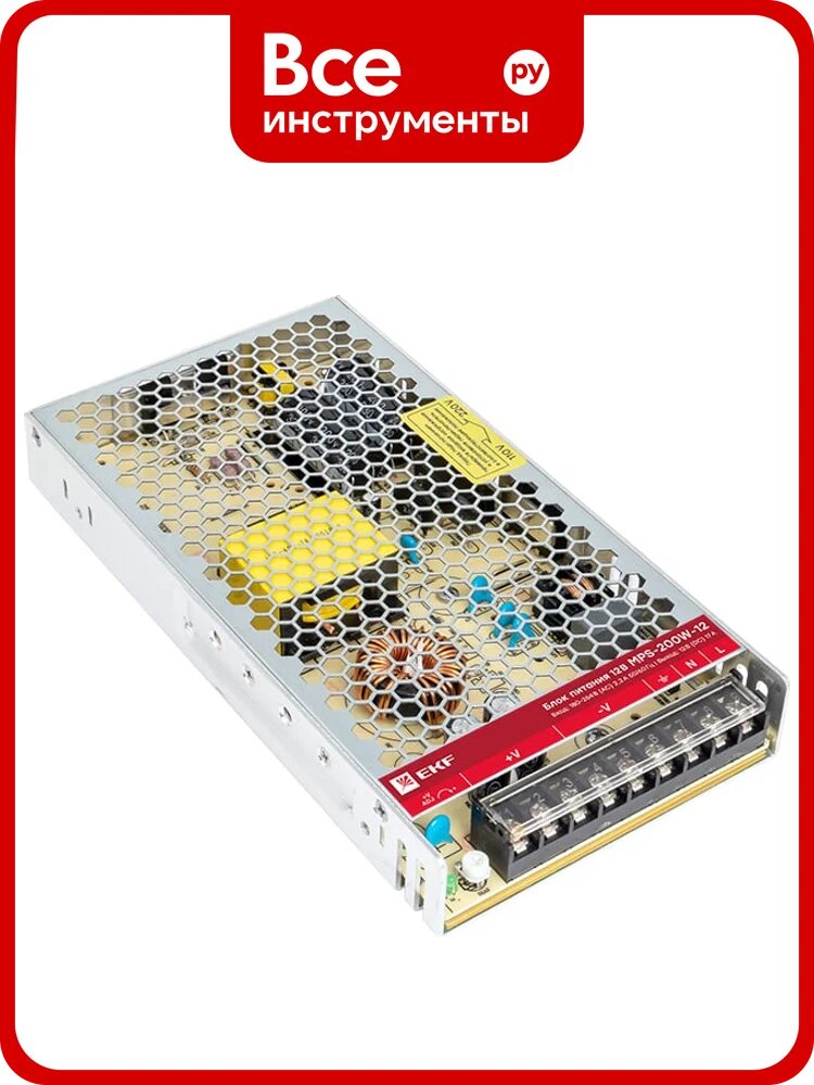 Блок питания EKF 12В, MPS-200W-12, Proxima mps-200w-12