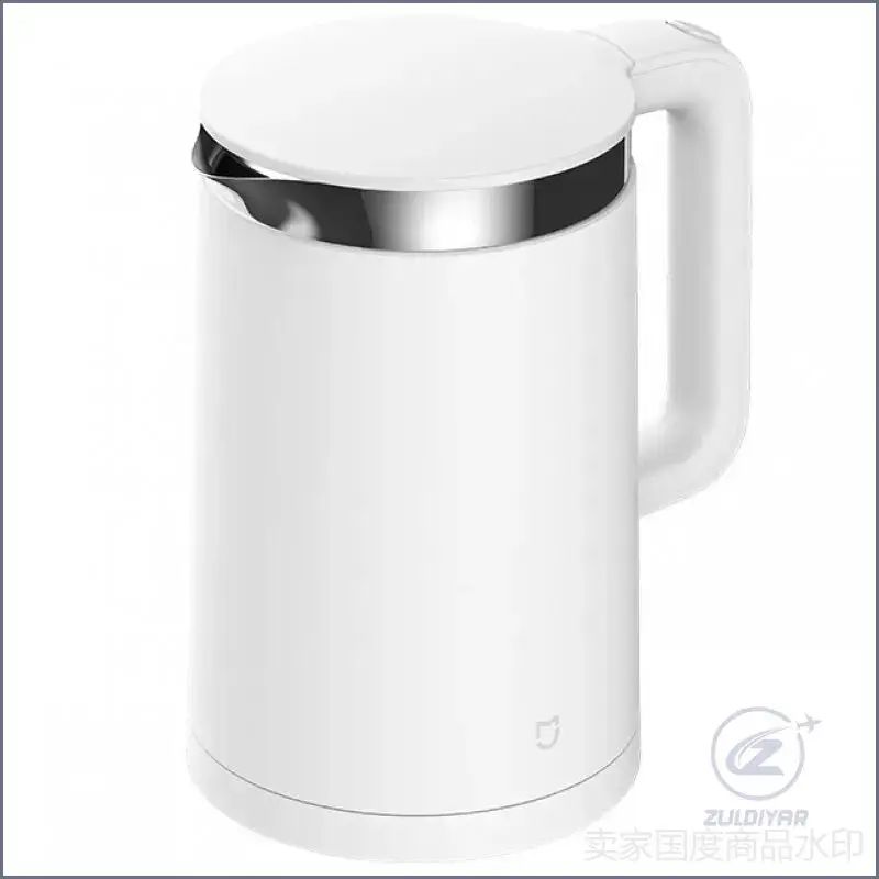 Умный электрический чайник Mijia Smart Kettle Pro MJHWSH02YM, термостат STRIX, 1.5л, 1800 Вт, белый + переходник на Евро-розетку