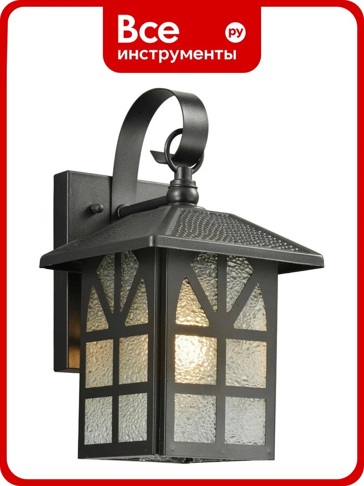 Настенный светильник (бра) VOLTEGA Gaster 1хE27x40W, Черный VGL7217WL-01B