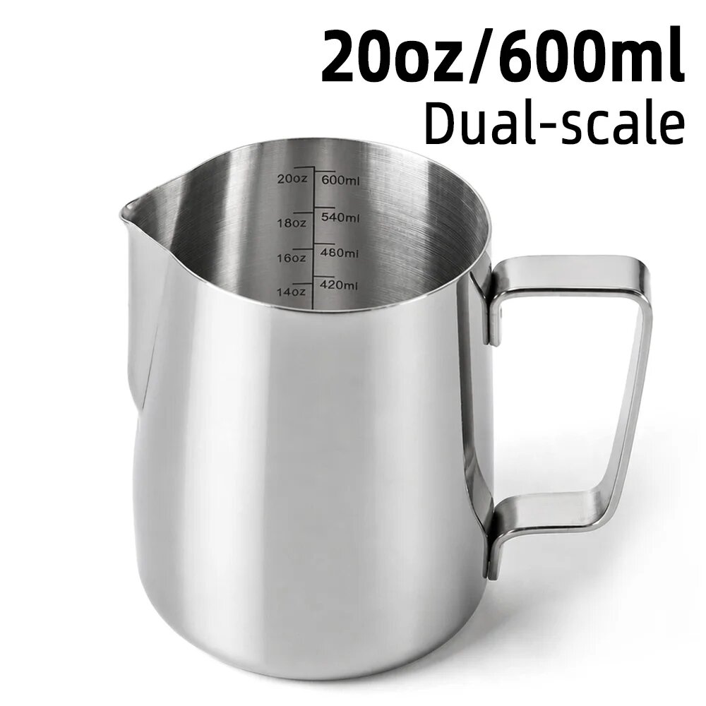 PERFFEE Кувшин для молока из нержавеющей стали 350/600 мл 600ml