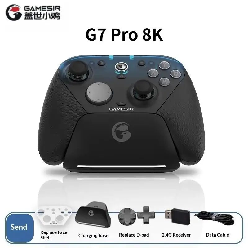 Game Sir G7 Pro 8K Aimlabs Edition Беспроводной контроллер, игровой контроллер с частотой опроса 8000 Гц, триггер эффекта Холла на джойстике TMR Gen-2
