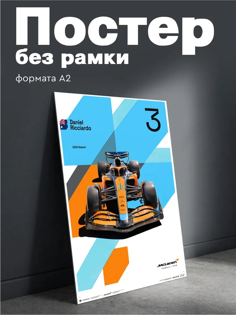 Постер на стену Формула 1 плакат А2