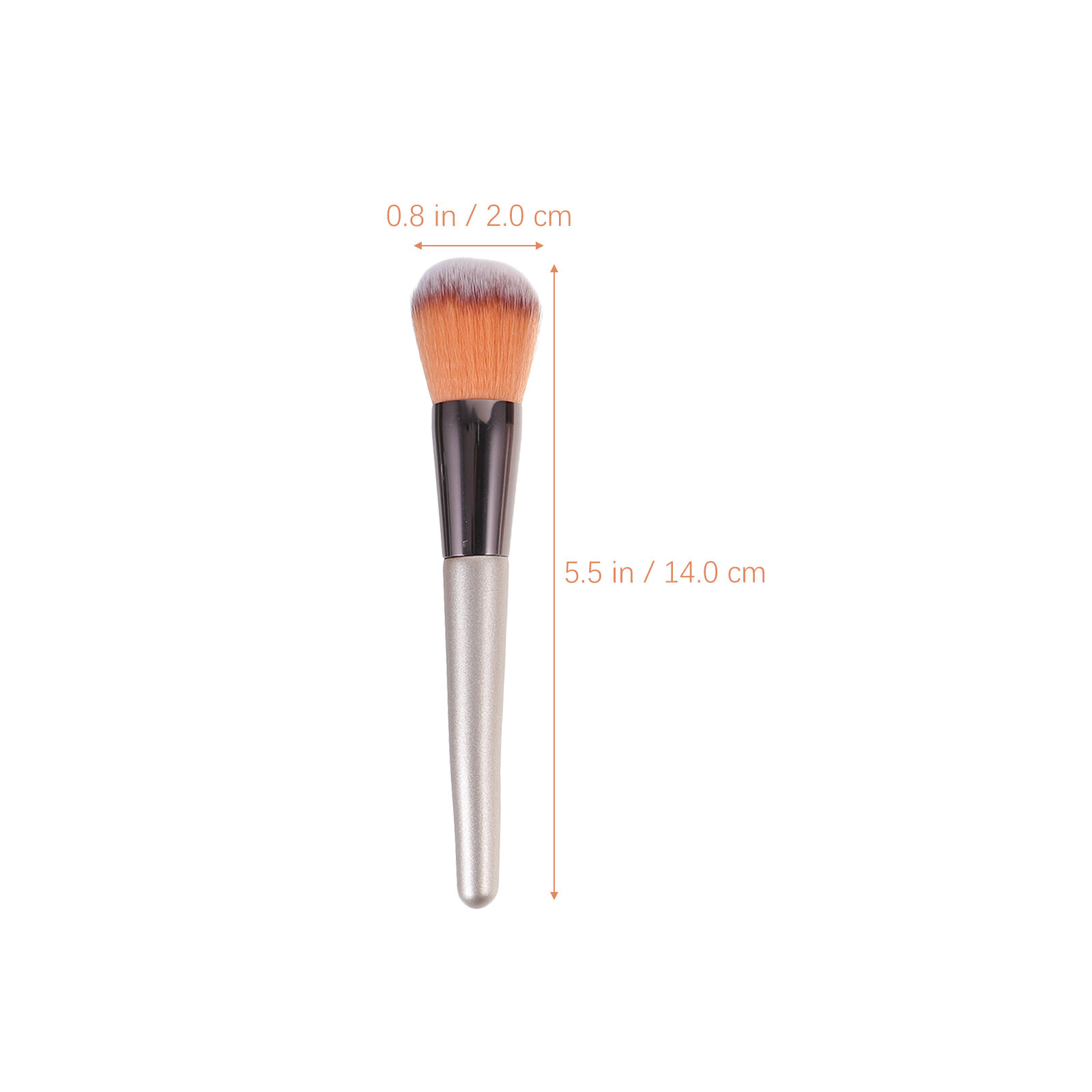Набор Кистей Для Макияжа 14 Штук Ручка Из Пластика Золотой Цвет 14.9*2Cm