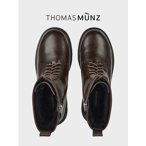 фото Ботинки дерби thomas munz, размер 36, коричневый