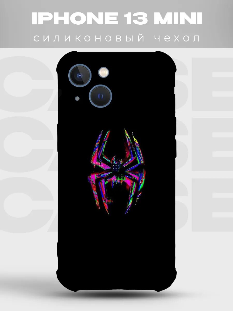 Чехол на iPhone 13 Mini Человек-паук spider man человек паук