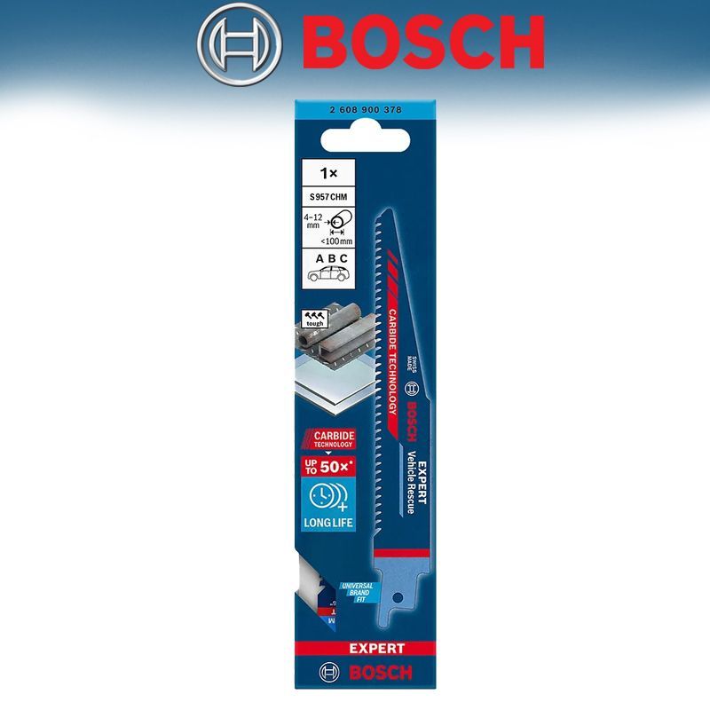 BOSCH 2608900378 EXPERT Vehicle Rescue S957CHM Лезвие 150 мм Спасательный режущий надежный твердый универсальный нож