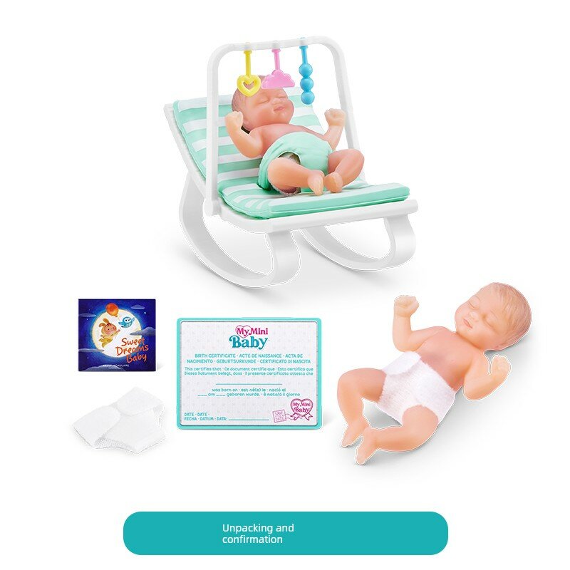 ZURU Minibaby Baby Ball 1st Series Зеленая Качалка для Младенца Новая