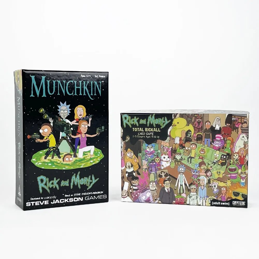 Настольная игра: Rick and Morty: Total Rickall Munchkin коллекция классических игр для подарка