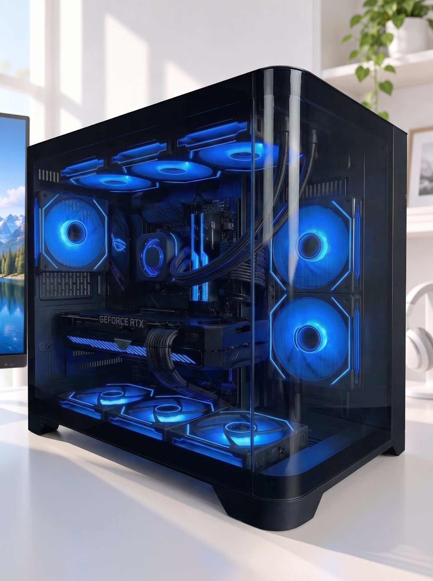 RTX5080 16Gb Мощный игровой компьютер Core i9 14900KF/ Z790/ 24ядер/ DDR5 64GB/ SSD 2500Gb/ 850W/ Win 11 PRO