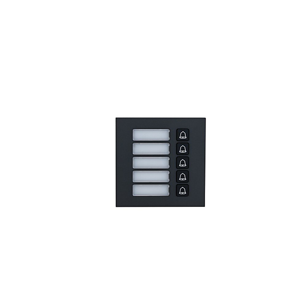 Модуль Dahua DHI-VTO4202F-MB5 — кнопочный модуль вызова на 5 кнопок для VTO4202F