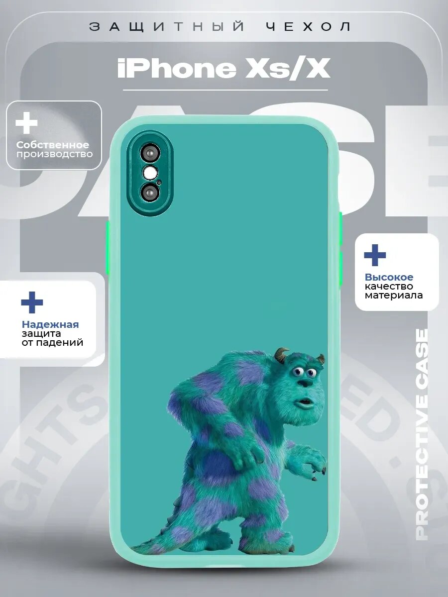 Чехол на iPhone Xs/X с принтом салли