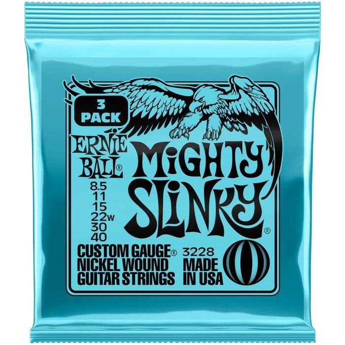 Ernie Ball 3228 3 комплекта струн для 6-струнной электрогитары 8.5-40