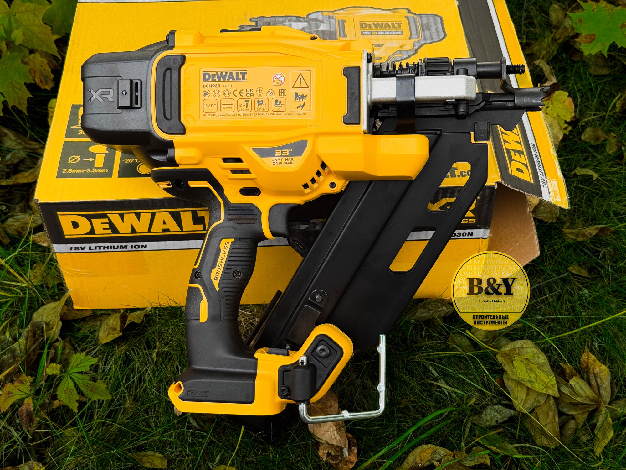 Аккумуляторный гвоздезабивной пистолет DEWALT DCN930N , 18 В, без АКБ и ЗУ