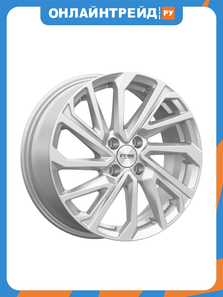 Диск Ifree КС1172 6.5x16/4x100 D56.6 ET37 сильвер