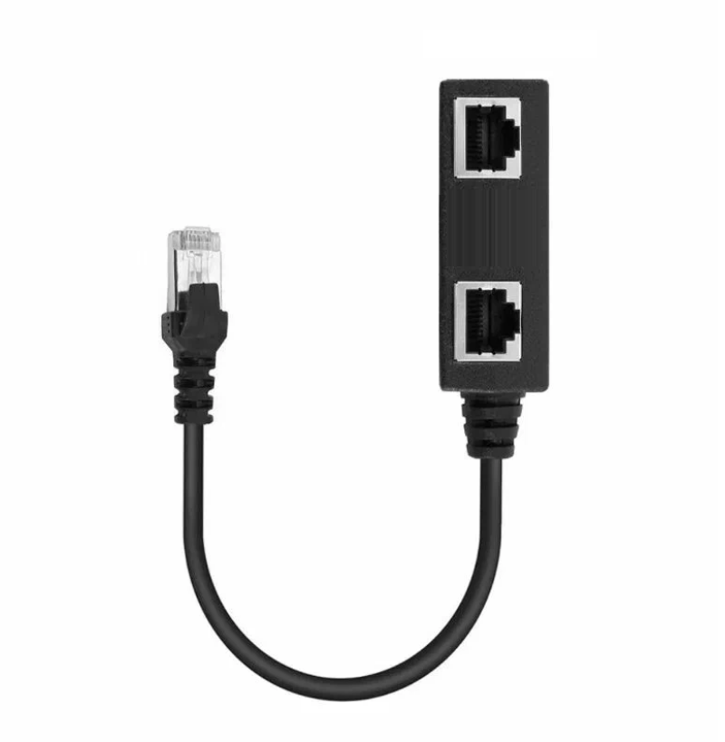 3 в 1 разветвитель RJ45 LAN Ethernet сетевой удлинитель-адаптер RJ45 кабель для расширения сети 1 штекер на 2/3 гнезда