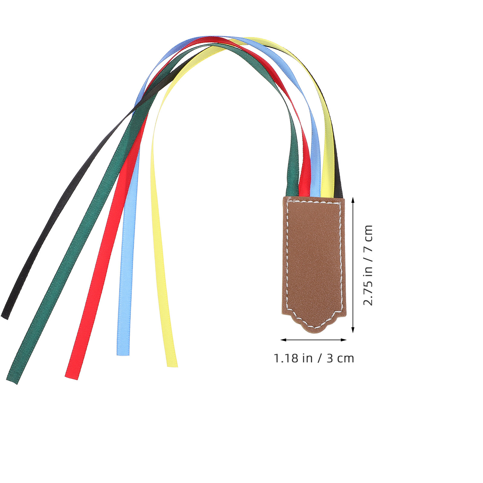 Закладка Для Книг С Лентой Многоцветная Компактная 7.00X3.00X0.30Cm