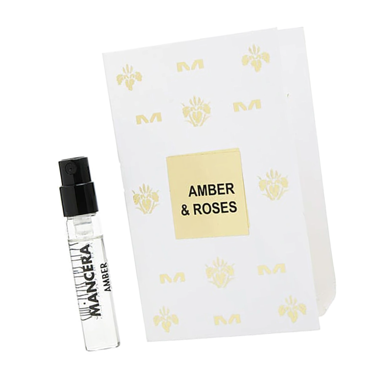 Mancera Amber and Roses парфюм унисекс 2 мл сэмпл - Мансера Амбра и Роза миниатюра