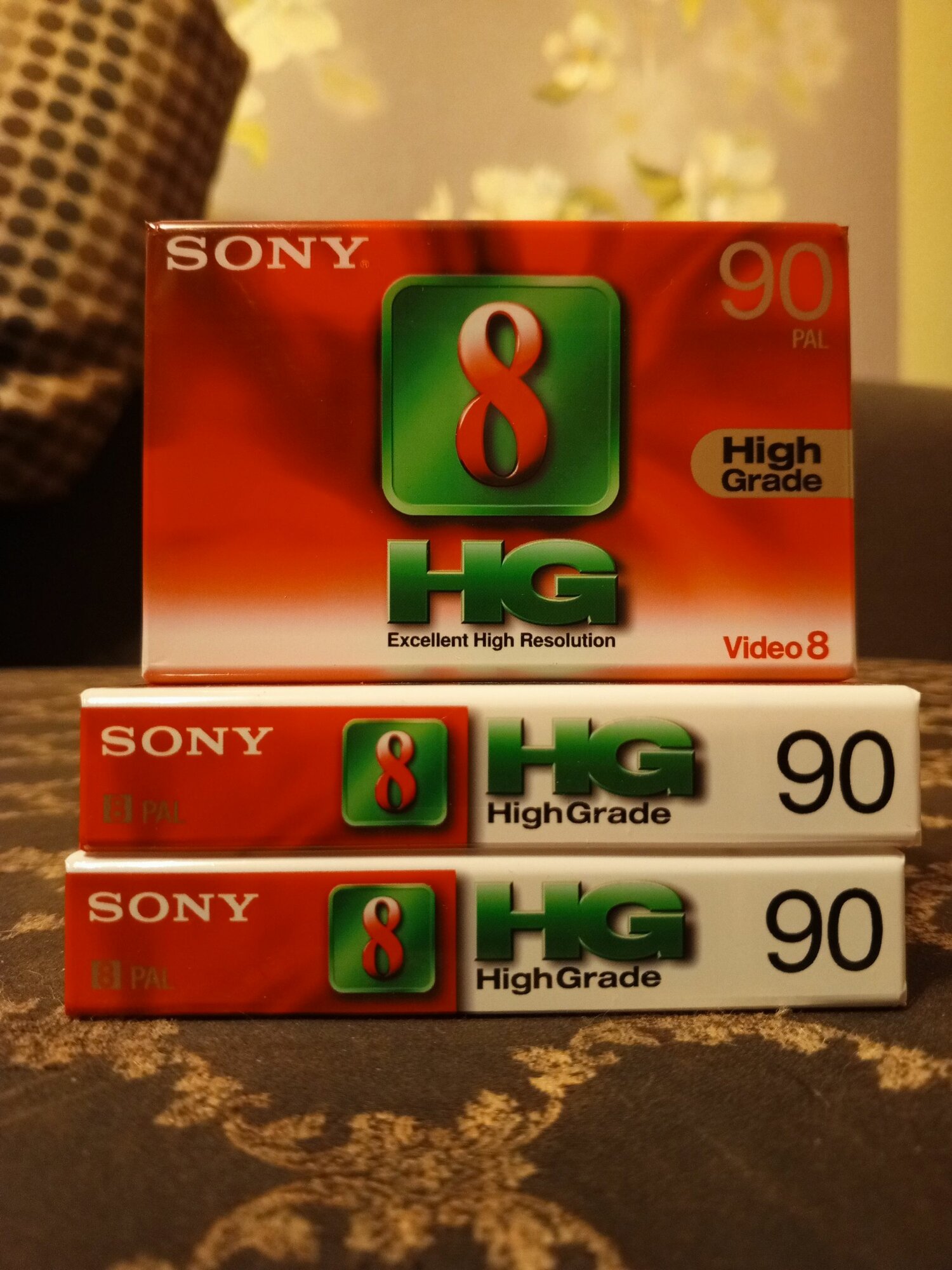 Видеокассета Video 8 Sony MG , 90 мин