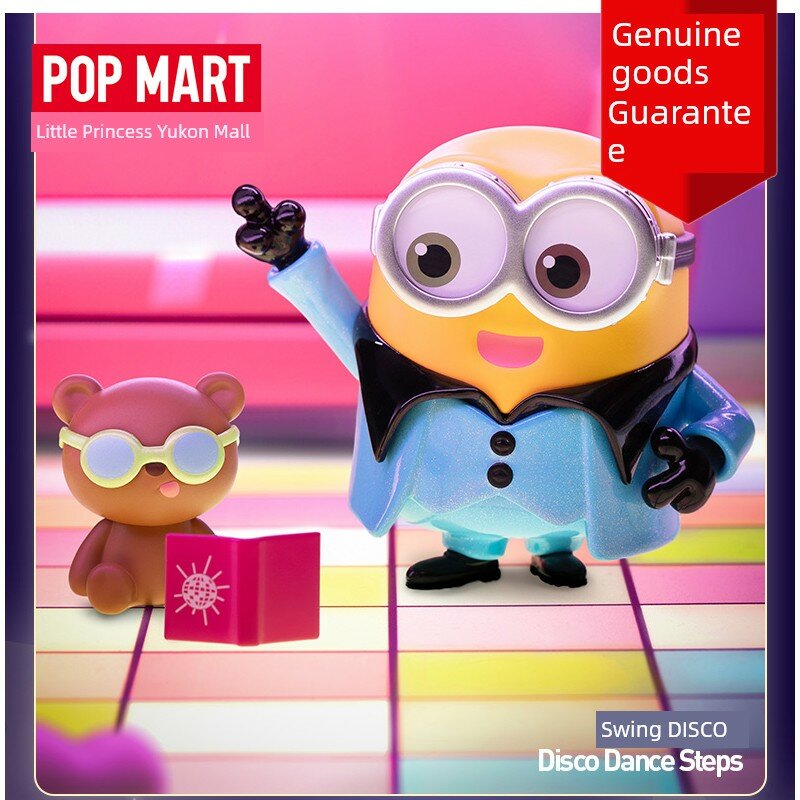 POPMART Миньоны Сонная Фантазия Серия Диско Вращение Фигурка Слепой Бокс, 1 Шт