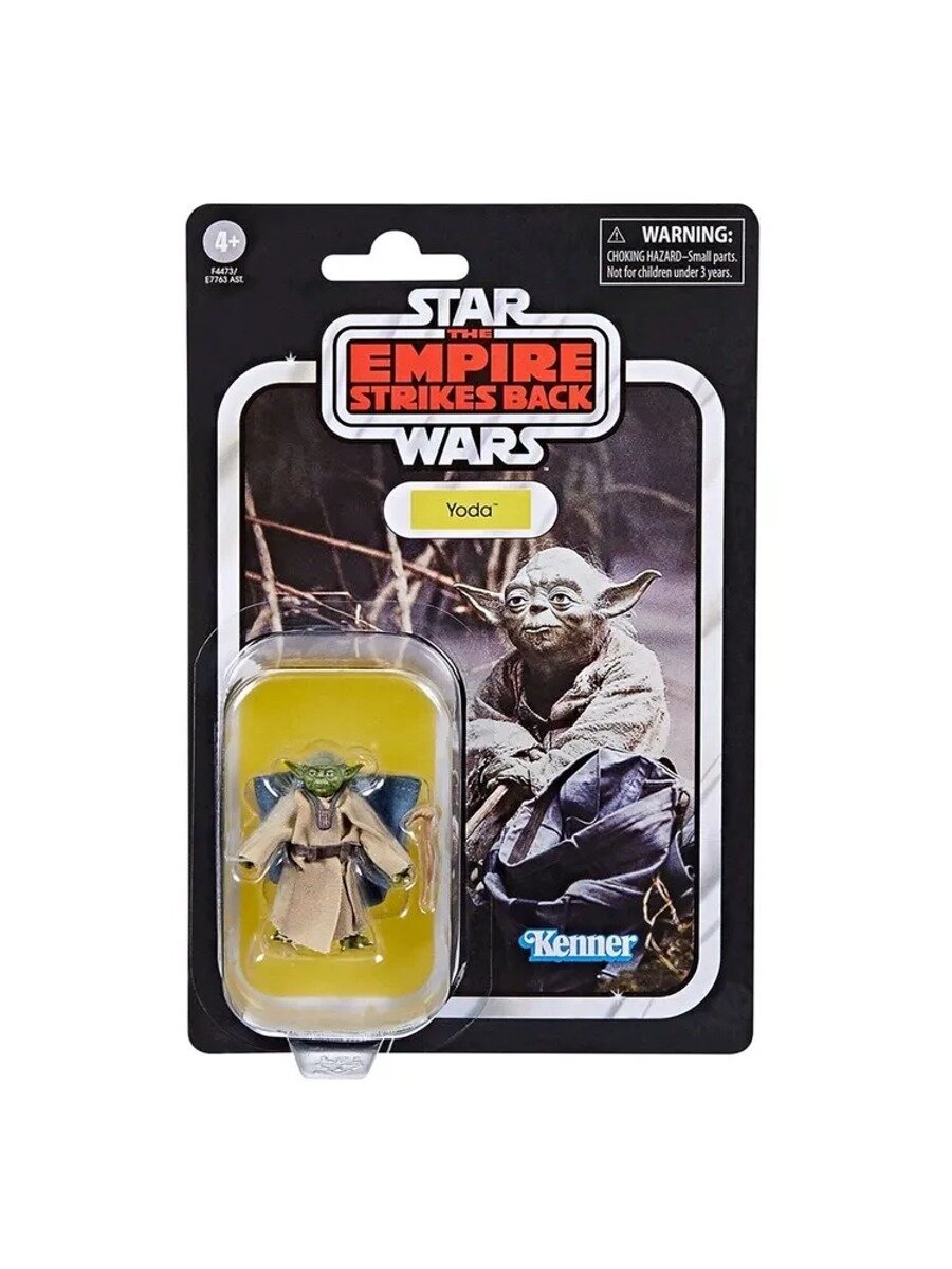 Фигурки Hasbro Kenner Star Wars The Vintage Collection The Empire Strikes Back Series Action Figures Yoda(3.75 Inches)