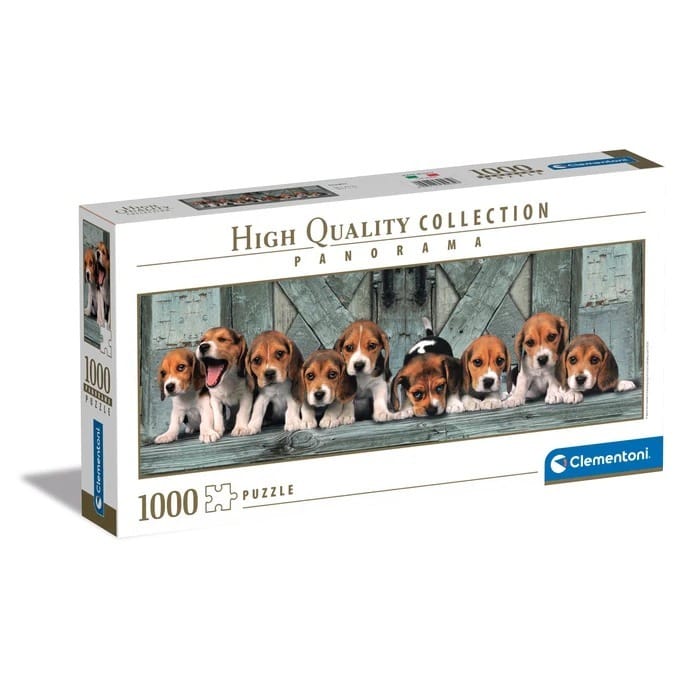Пазл Clementoni Panorama Beagles, 1000 элементов, 98x33 см