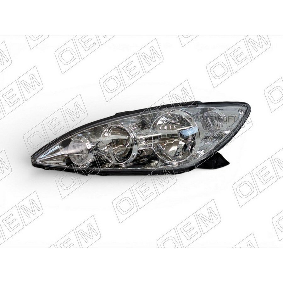 Фара левая Toyota Camry 5 ACV30 2004-2006, короткое ухо от официального дистрибьютора, OEM, артикул OEM0427FL