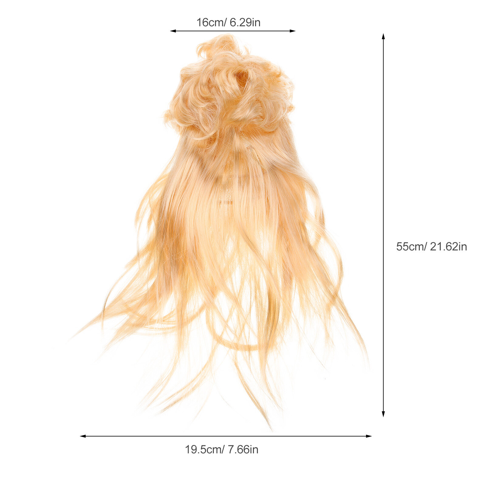 Парик Для Костюмированных Вечеринок В Стиле Панк 55.00X19.50X16.00Cm