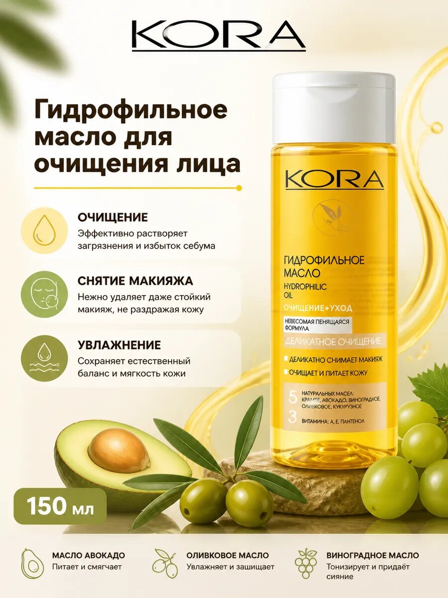 Гидрофильное масло для очищения лица