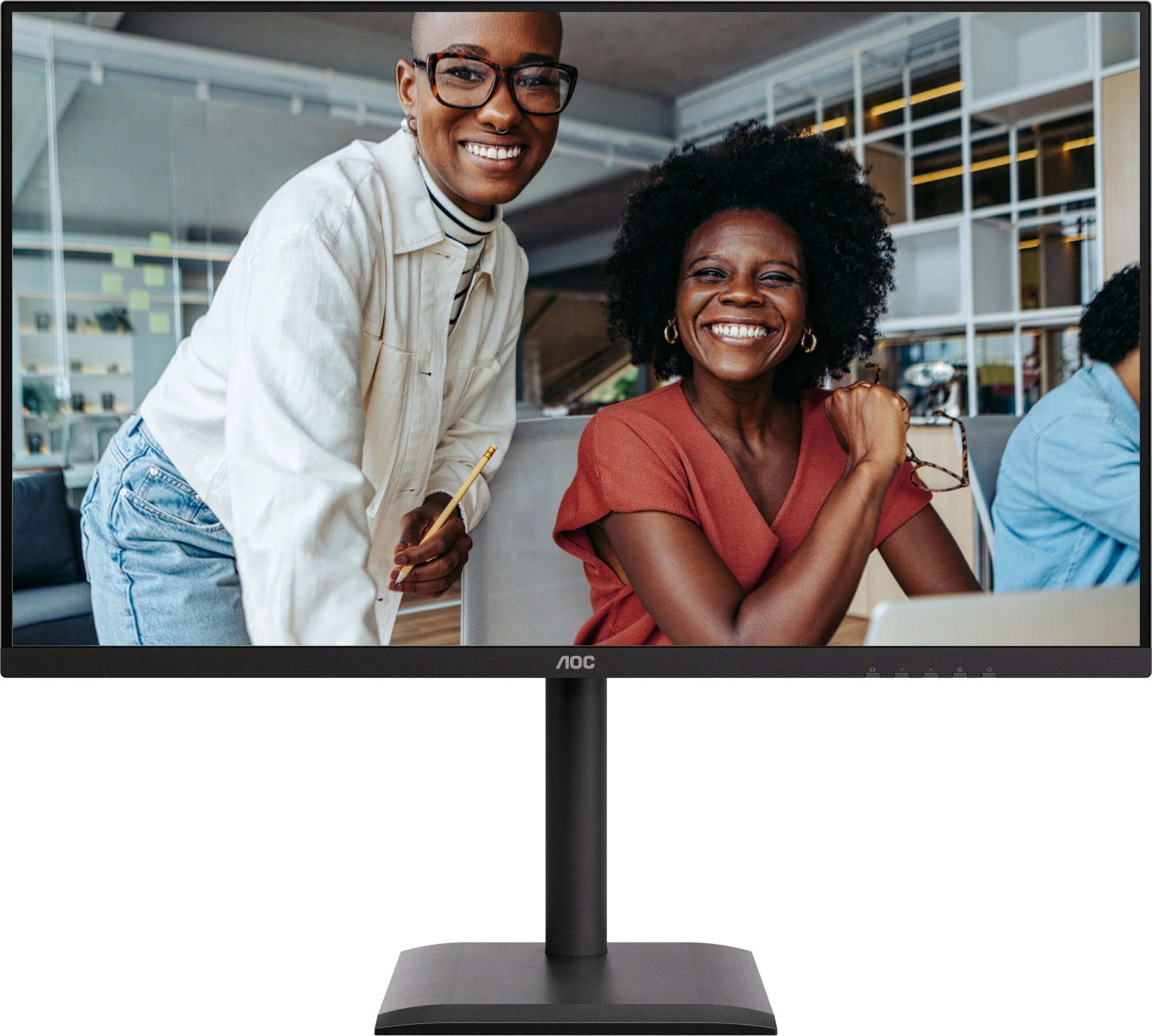 Монитор Монитор AOC 31.5" Q32E4U черный IPS LED 4ms 16:9 HDMI M/M матовая HAS Piv 350cd 178гр/178гр 2560x1440 100Hz DP 2K USB 9.01кг